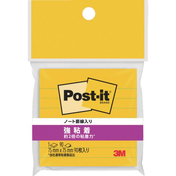 630SSYN 256-9191  ポスト・イット 強粘着ラインノート 630SS-Y