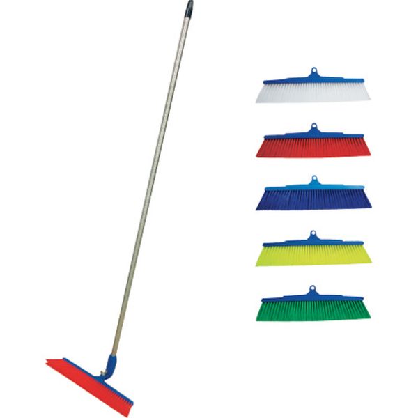 バーキュートプラス 衛生管理用ほうき クネットタイプ ソフト黄5 BCP30K-BH60SY 5P※