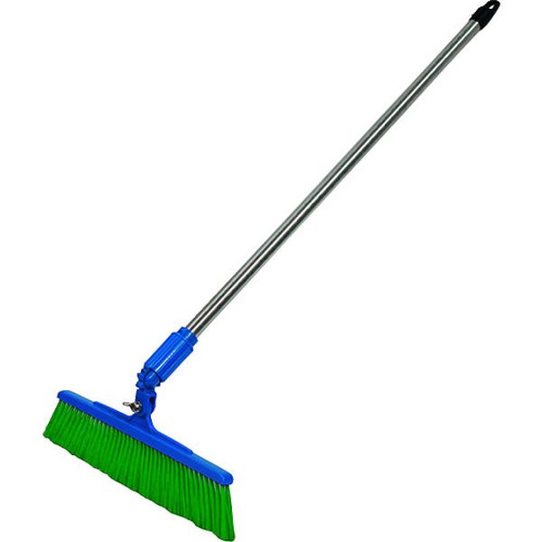 バーキュートプラス 衛生管理用ほうき クネットタイプ短柄 ソフト緑1 BCP30KT-BH60SG 1P