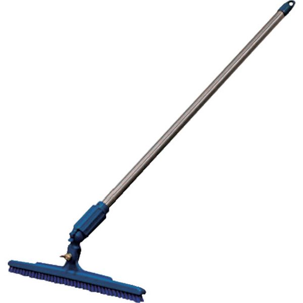 バーキュートプラス機械下清掃用ブラシ 短柄 青 1 ハード