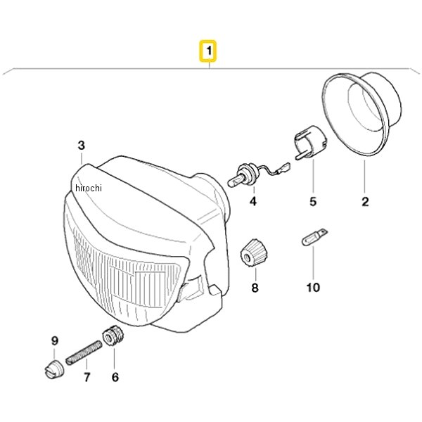 ヘッドライト 63122346559
