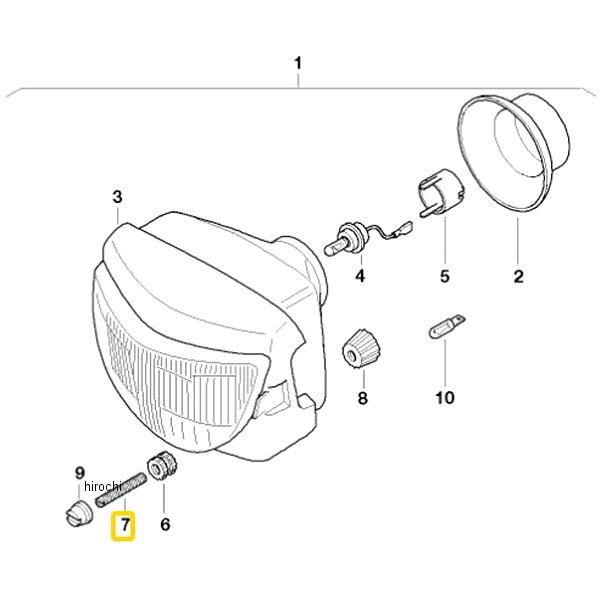 横方向調整ボルト 63122346562