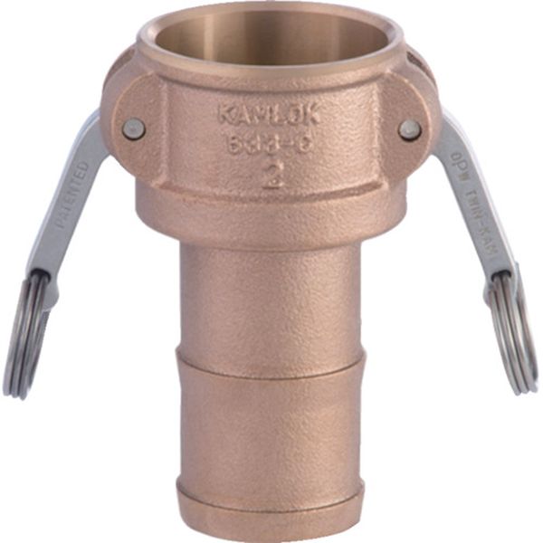 633C3BR 工場配管・機械組込用カムロックカプラー ホースシャンク 3インチ ブロンズ