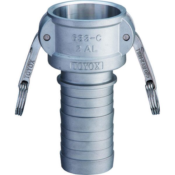 トヨックス   カムロック カプラー ホースシャンク 4インチ AL