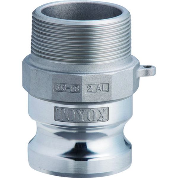 トヨックス   カムロック アダプター 雄ネジ 4インチ AL