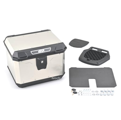 DAYTONA  GIVI(ジビ) バイク リアボックス モノロック 47L アルミ製 MTN47A シルバー