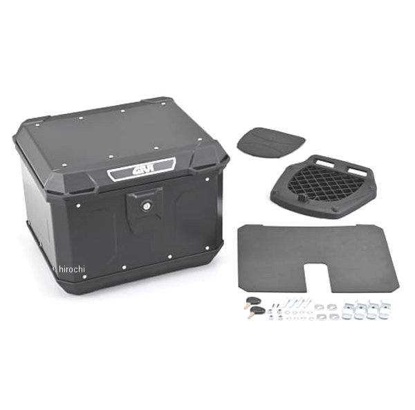 DAYTONA  GIVI(ジビ) バイク リアボックス モノロック 47L アルミ製 MTN47B ブラック