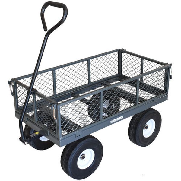 AP スチールメッシュベッドキャリーカート