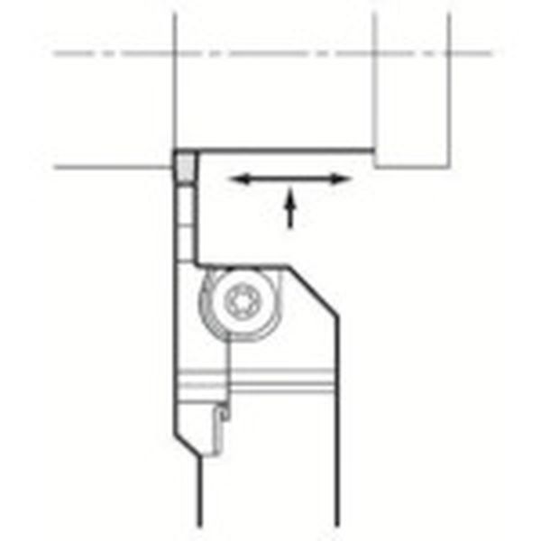KGDL2525X4T25S 650-7662  溝入れホルダ＋ブレード 組合せ品番 KGD-S