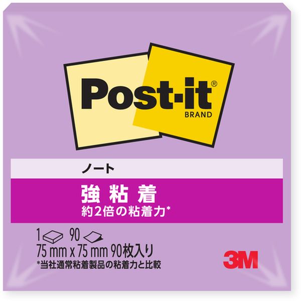 654SSIR  ポストイット(R) 強粘着ノート  アイリスインフュージョン