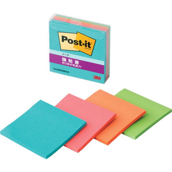 654SSMC1 607-2441  ポスト・イット 強粘着ノート マルチカラー1