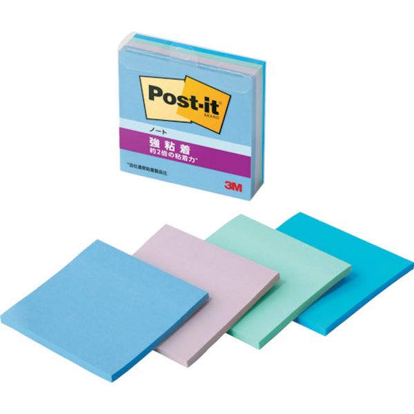 654SSMC2 607-0918  ポスト・イット 強粘着ノート マルチカラー2