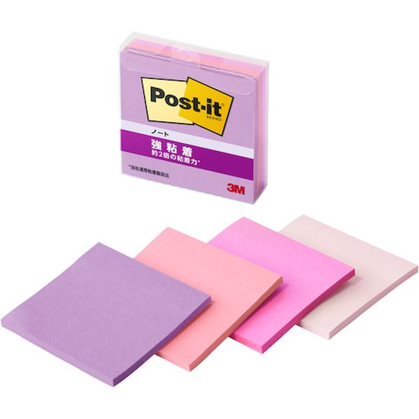 654SSMC7 607-0920  ポスト・イット 強粘着ノート マルチカラー7