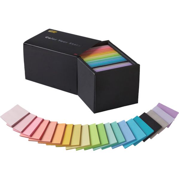 654SSMCAL2 628-1544  ポスト・イット(R)強粘着ノート マルチカラー 全色パック