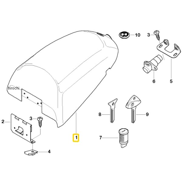 アッパー無線装置ボックス 65617665590