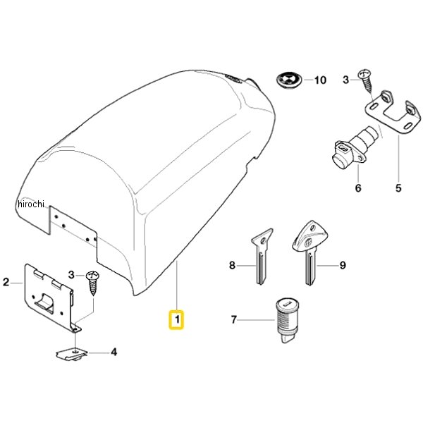 アッパー無線装置ボックス 65617685973