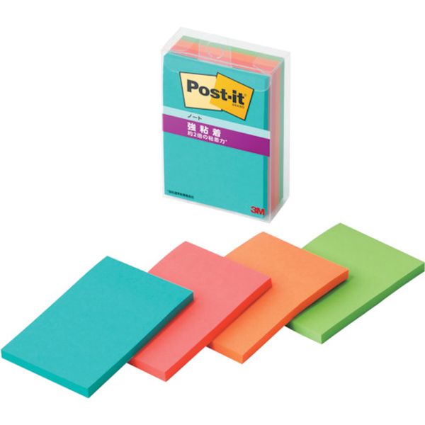 656SSMC1N 607-2414  ポスト・イット 強粘着ノート マルチカラー1