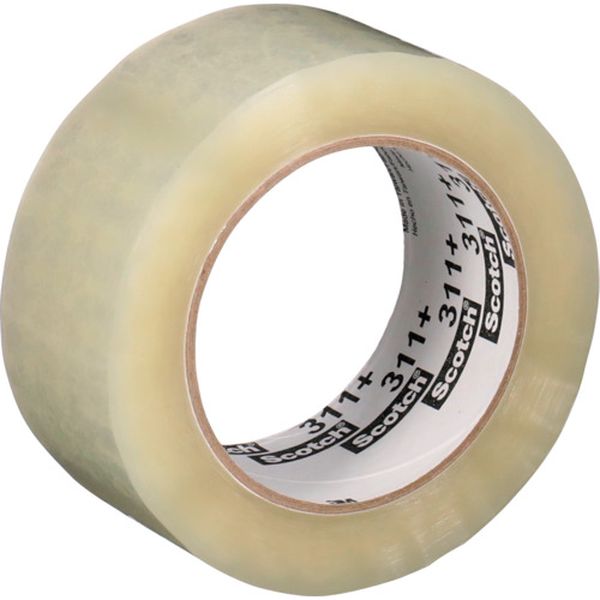 311PLUSTRA48X100  OPP包装用 低温用強粘着テープ 311＋ 透明 48mmX100m