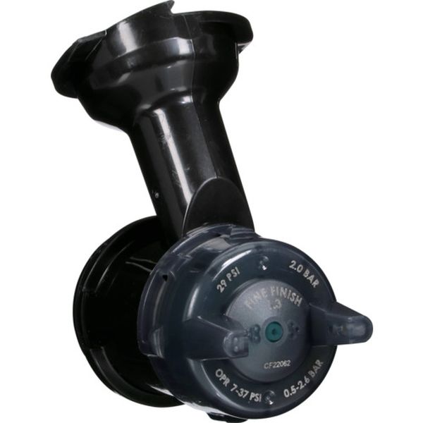 666-8449  パフォーマンススプレーガン用 重力式ファインフィニッシュノズル1.3mm