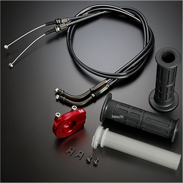 YRスロットルホルダーセット TMR-L 115/750mm 赤