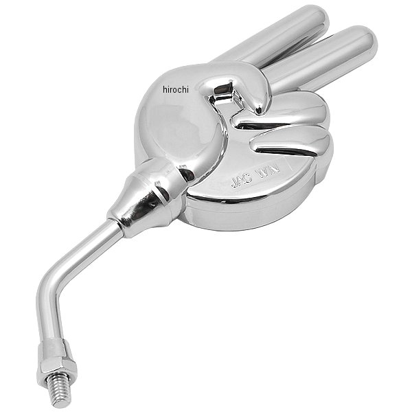 じゃんけんミラー 8mm クロームメッキ 左側 汎用