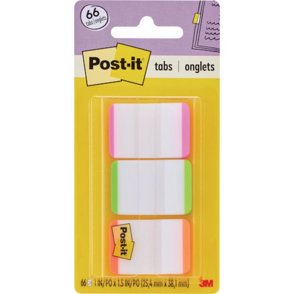 686LPGO  ポスト・イット 超丈夫なインデックス 38.1X25.4mm 66枚 3色