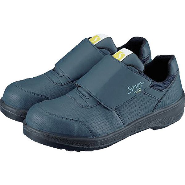 8918NVSEIDEN220 693-8889  静電保護靴 短靴 8918紺 22.0cm