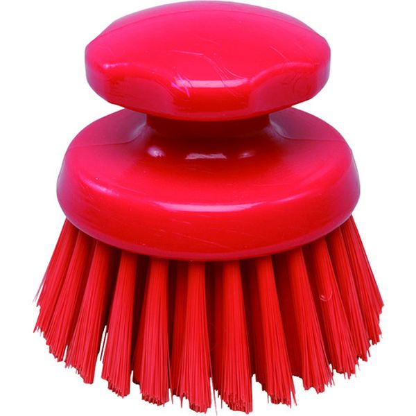 バーキュートプラス ハンドブラシ丸型 ハード赤