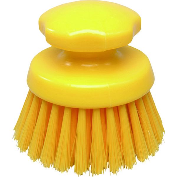 バーキュートプラス ハンドブラシ丸型 ハード黄