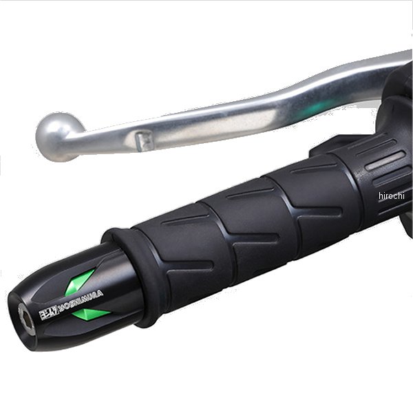 ハンドルバーエンド High Line カワサキ汎用 M8 ライムグリーン