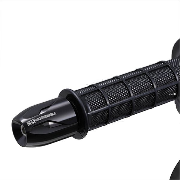 ハンドルバーエンド High Line スズキ、ホンダ汎用 M6 スレートグレー