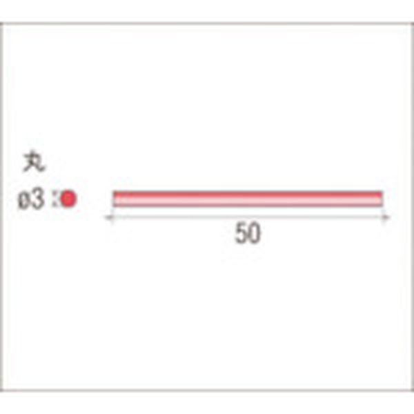 534-4706  セラファイバー砥石チップ 2本入 丸型 φ3×50 ＃220