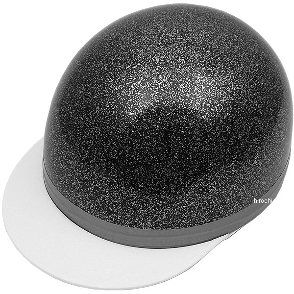 ハーフヘルメット コルク半 ブラックラメ フリーサイズ(57-60cm未満)