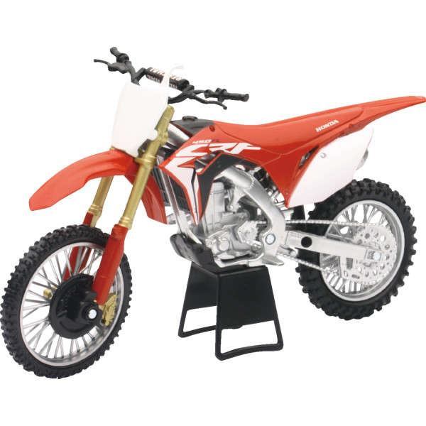 ミニ ホンダ CRF450R ダートバイク 1:12 スケール 赤/黒/白