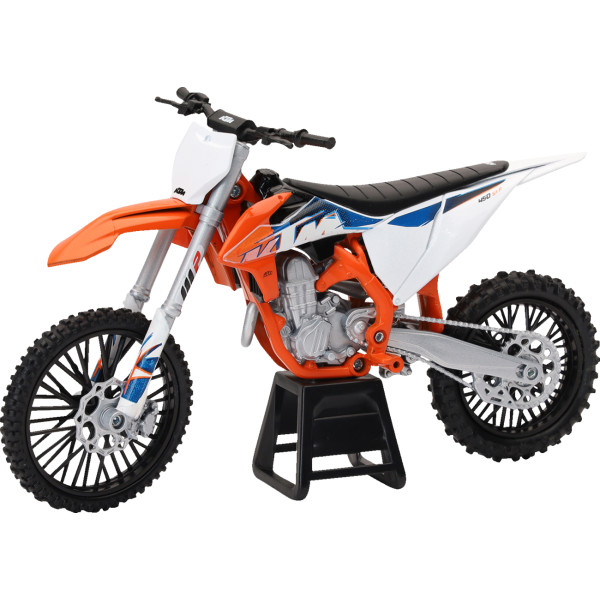 ミニ KTM 450 SX-F ダートバイク 1:12 スケール オレンジ/黒/白