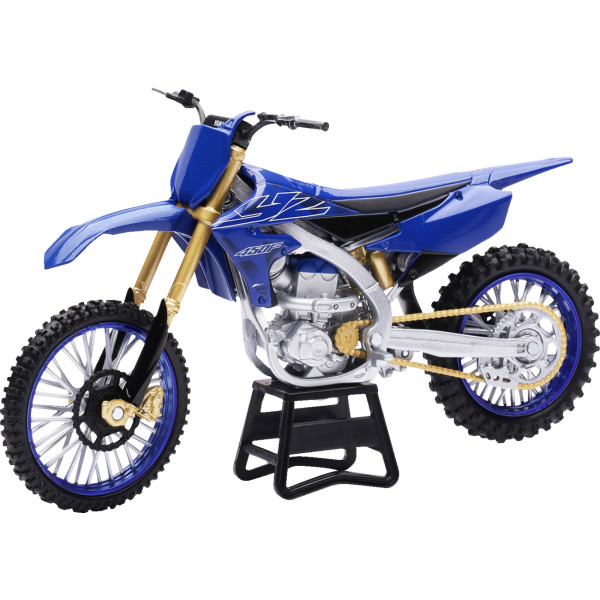 ミニ ヤマハ YZ450F ダートバイク 1:12 スケール 青/黒/ゴールド