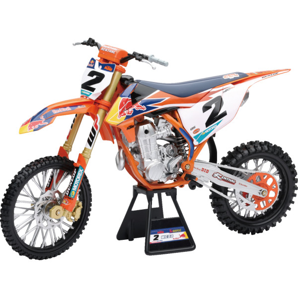 ミニ レッドブル KTM 450 SX-F 1:6 スケール オレンジ/黒/白