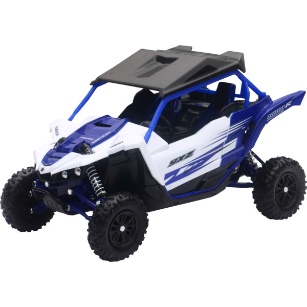 ミニ ヤマハ YXZ1000R ATV 1:18 スケール 青/黒/白