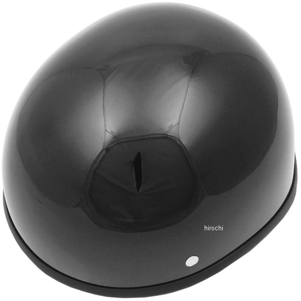 ハーフヘルメット ダックテール 黒 フリーサイズ(57-60cm未満)