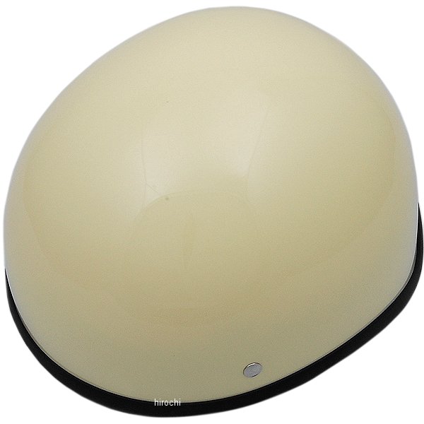 ハーフヘルメット ダックテール アイボリー フリーサイズ(57-60cm未満)