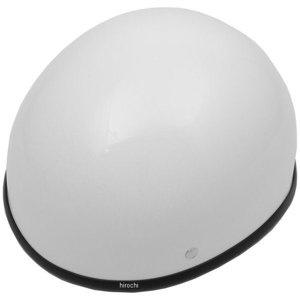ハーフヘルメット ダックテール 白 XLサイズ(61-62cm)