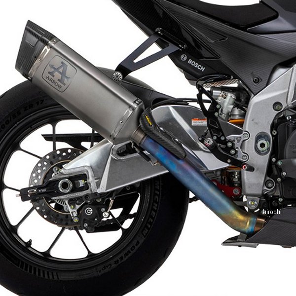 スリップオンマフラー リンクパイプ付 Pista 19年-20年 RSV4 1100ファクトリー フルチタン