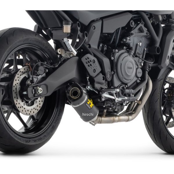 フルエキゾーストマフラー Thunder 25年 MT-07 アルミダーク