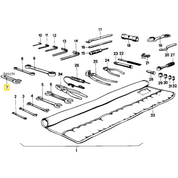 スパナ 71117665489