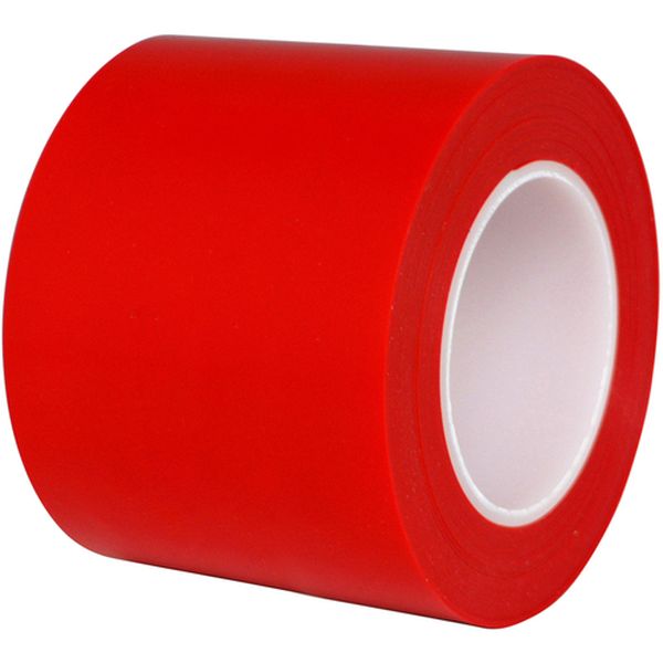 971LRED100X161P  超高耐久ラインテープ 971L 赤 100mm×16m