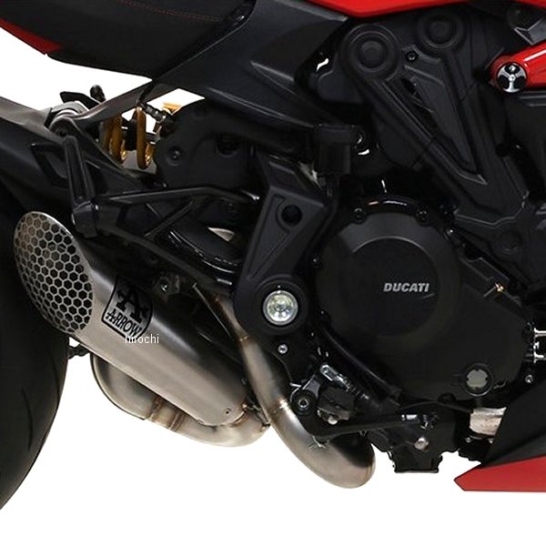 スリップオンマフラー PRO RACE 触媒無し 19年-20年 ドゥカティ DIAVEL1260S チタン/ステンレスメッシュエンド