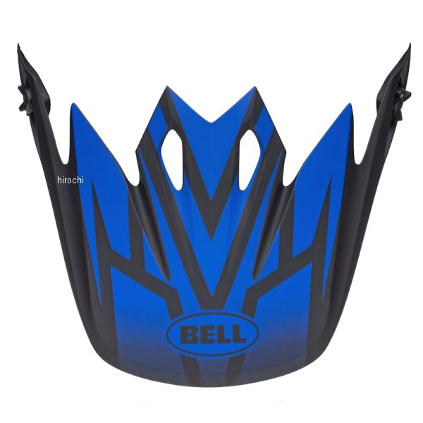 バイザー MX-9 MIPS ディスラプト マットブラック/青