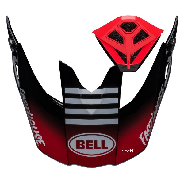 MT-10 バイザー/マウスピース FH プライベーター 黒/赤