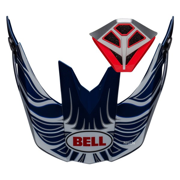 MT-10 バイザー/マウスピース トマック23 青/白