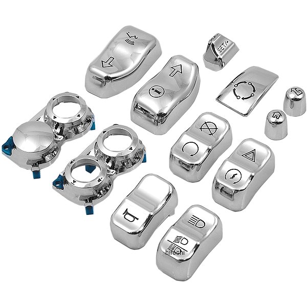 スイッチキャップ 16年以降 FLHTK クローム 71500187C